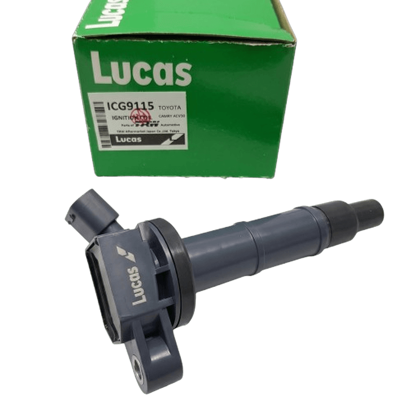 คอยล์จุดระเบิด โตโยต้า แคมรี่ Toyota Camry ACV30 ACV31 และ Wish 1AZ 2AZ ยี่ห้อ lucas (ICG9115 ไม่มีตำหนิ)